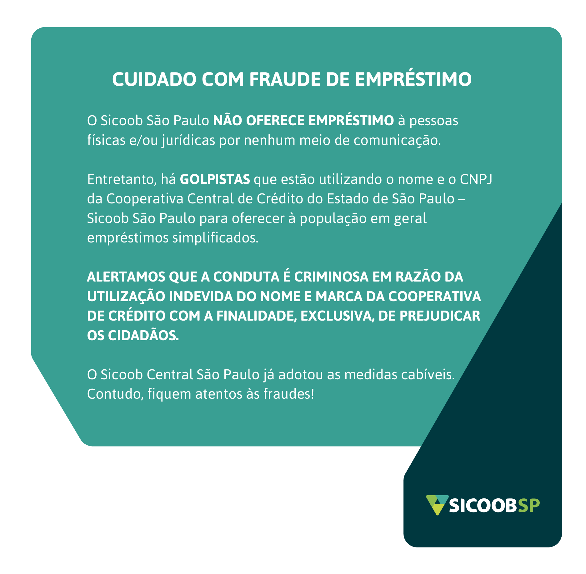 Aviso de fraude